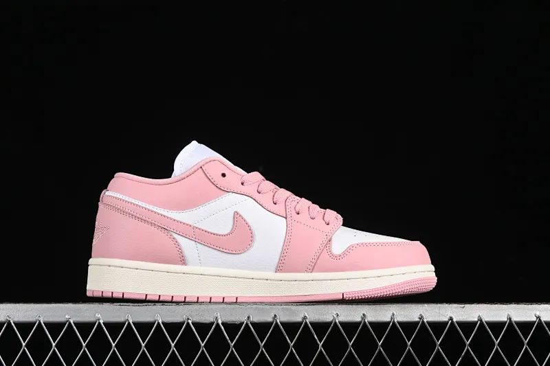 All categories Air Jordan Jordan series basketball shoes Air Jordan 1 Low Air Jordan 1 Low AJ1 Joe 1 pink and white low-top cultural and casual sneakers DC0774-162